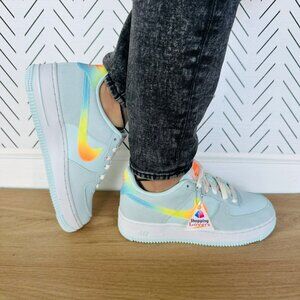 ⭐Nike Air Force 1 Low GS Sz 5.5Y Big Kids Shoes Low Pastel Gradient HF4782-474⭐